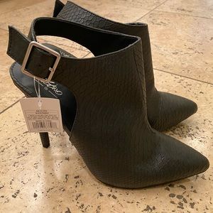 NWT Mossimo sling back booties size 10